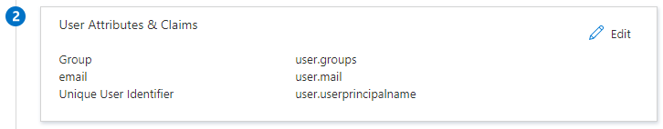 Azure Enterprise SAML Claims