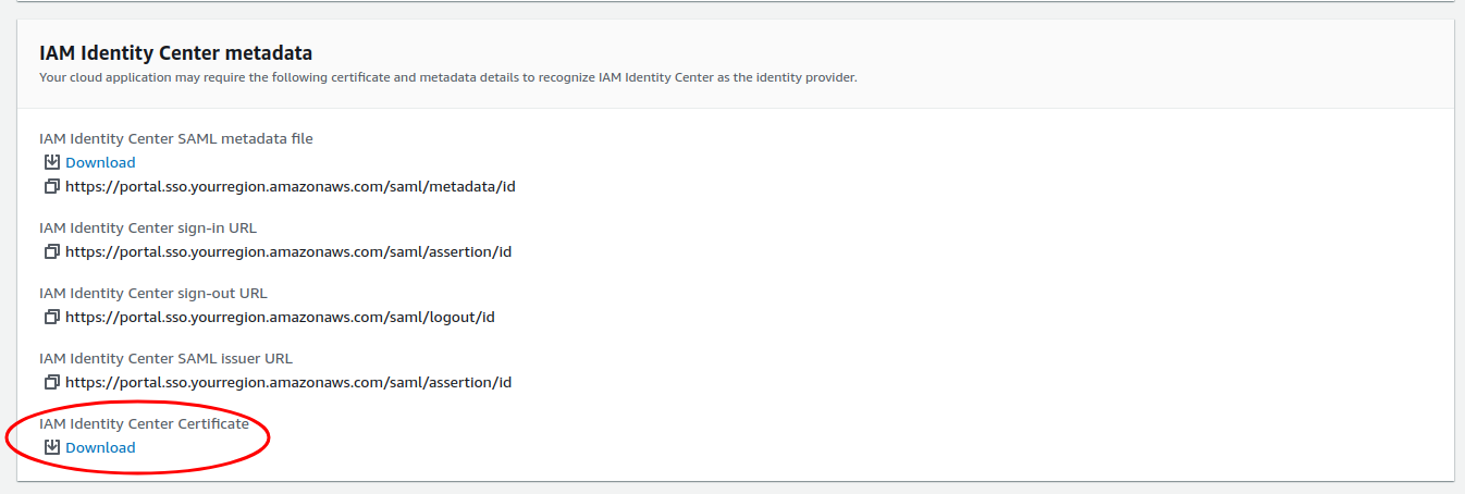 Identity Center SAML App 6